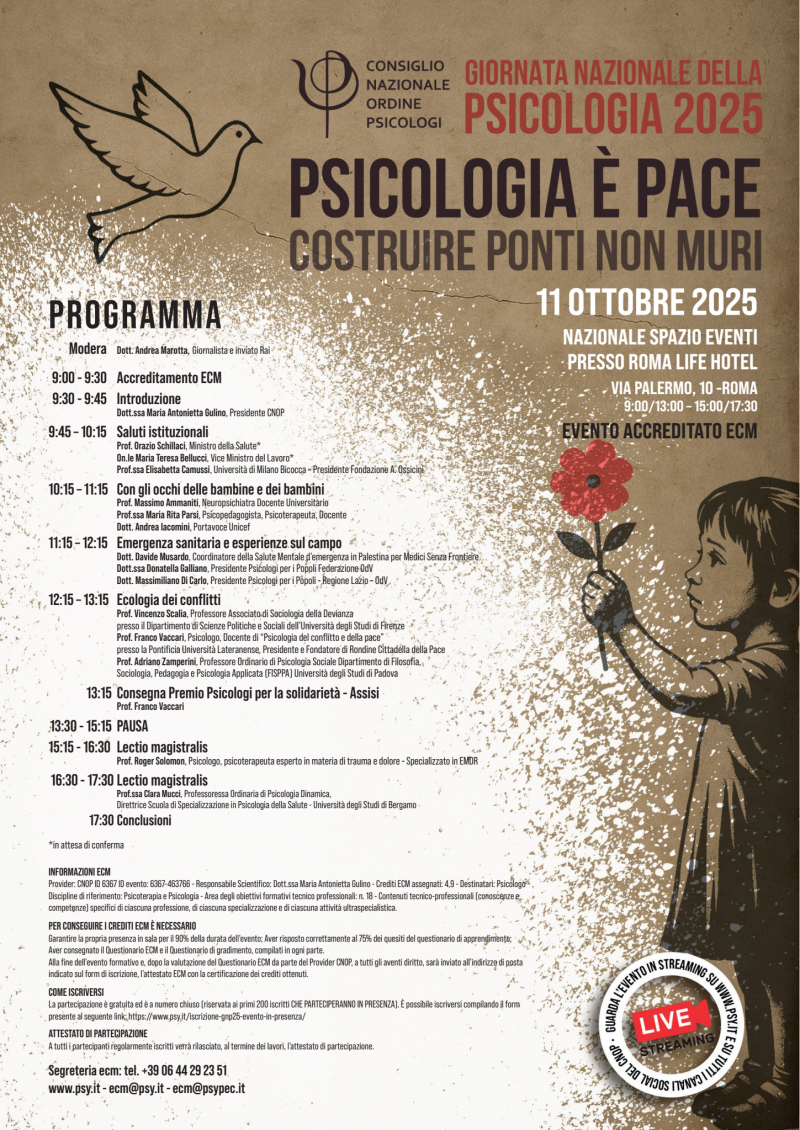 Giornata nazionale psicologia