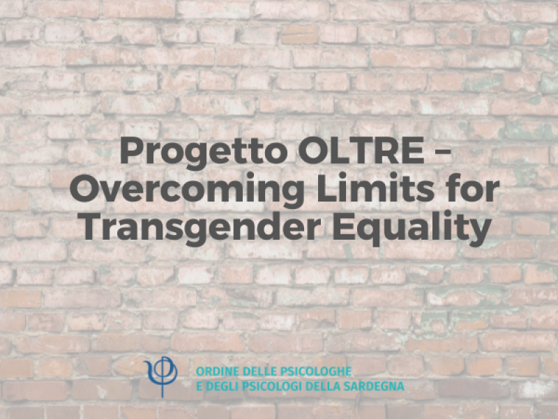 progetto OLTRE – Overcoming Limits for Transgender Equality